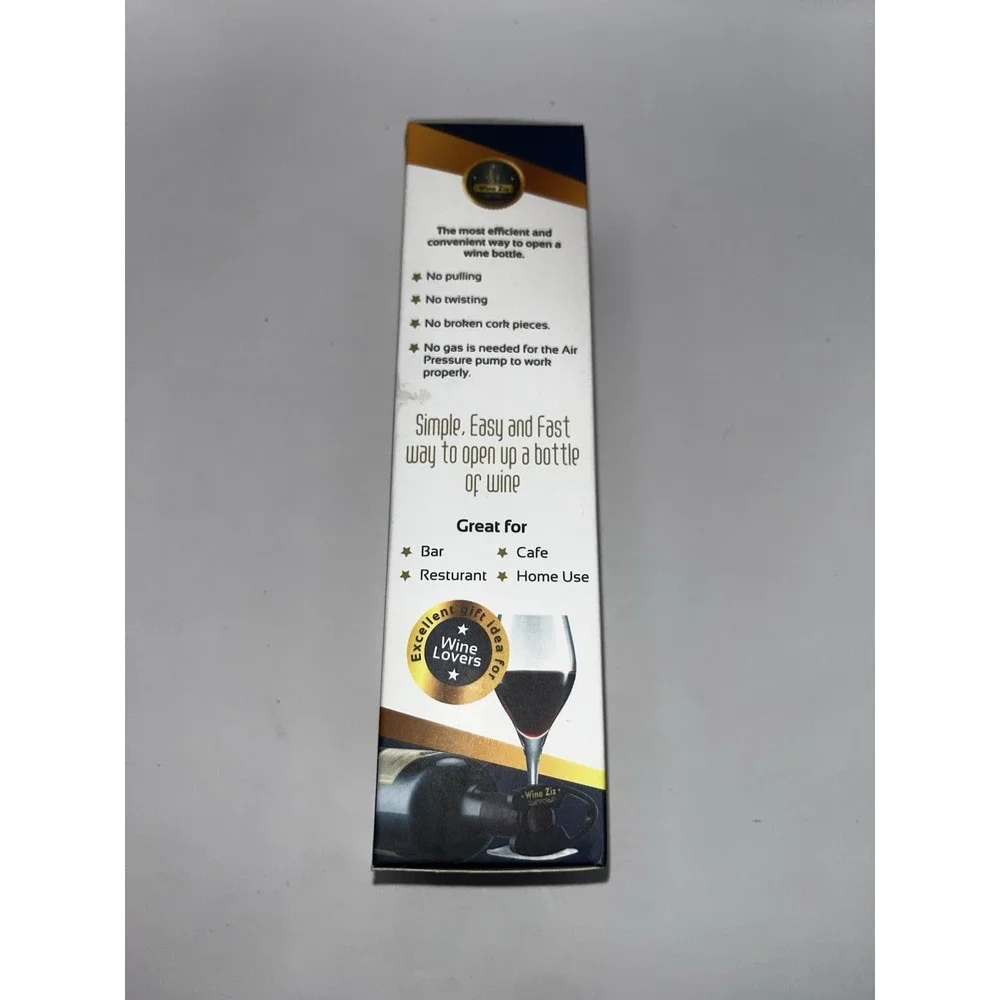Wine Ziz Wine Air Pressure Pump Bottle Opener | Foil Cutter | Simple Wine Opener